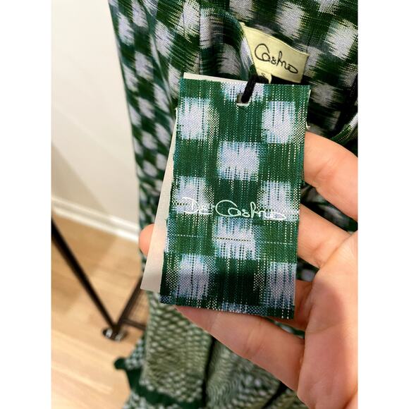 De Castro Green Checkmate Dress size S - Picture 6 of 7